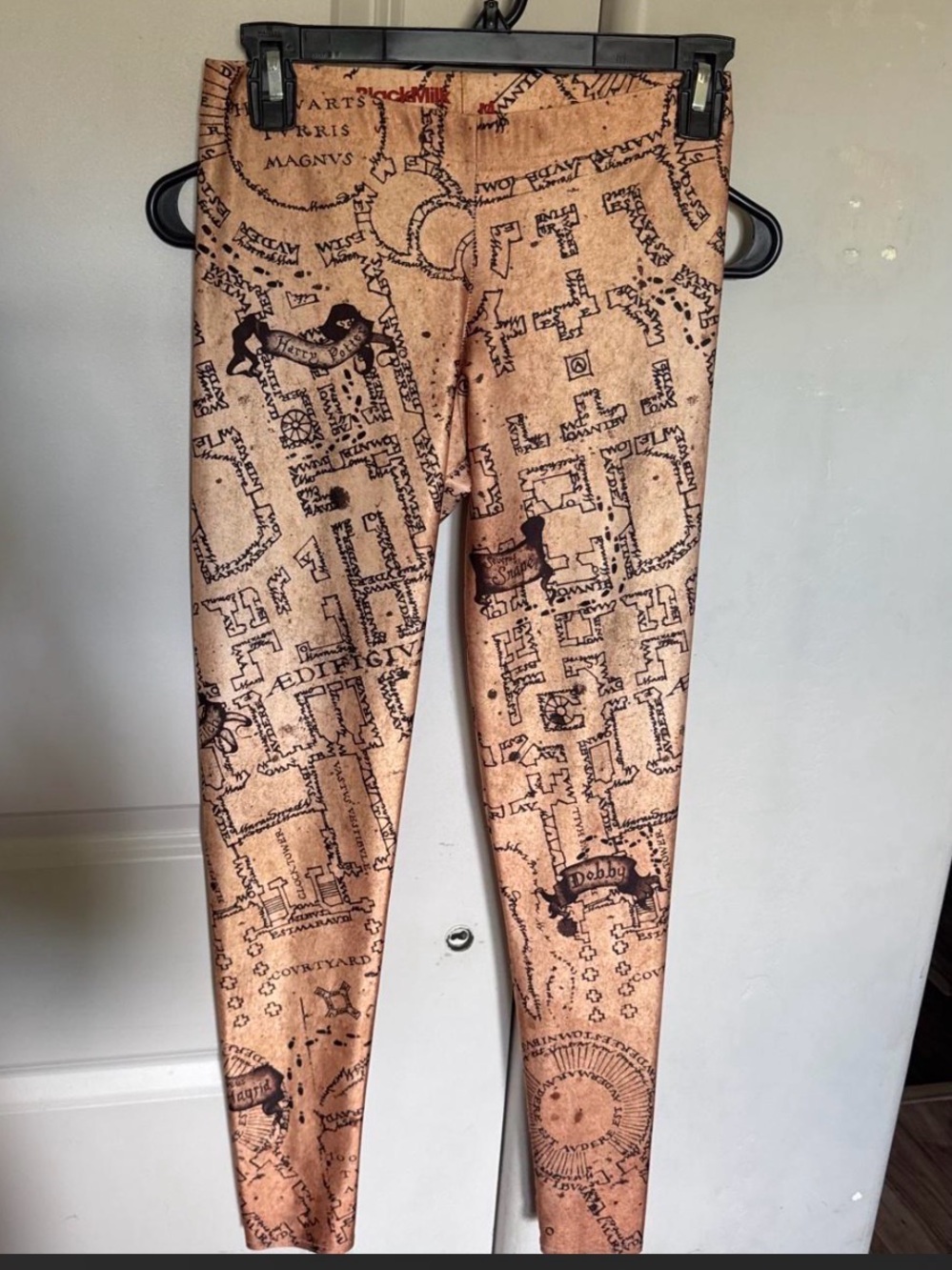 Blackmilk marauders map, Harry Potter Leggings